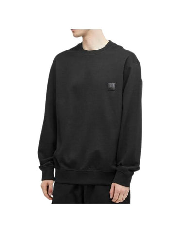 Overfit Wave Graphic Back Logo Sweatshirt Black W243TS28 723B - WOOYOUNGMI - BALAAN 1