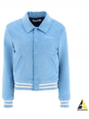 Wellness Corduroy Bomber Jacket Blue - SPORTY & RICH - BALAAN 2