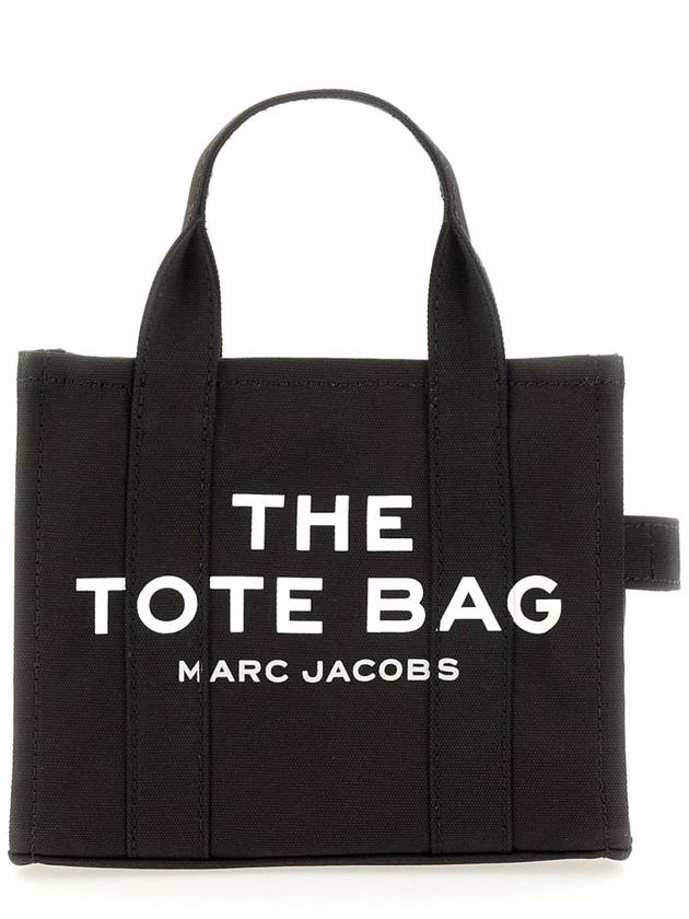 Logo Small Canvas Tote Bag Black - MARC JACOBS - BALAAN 3