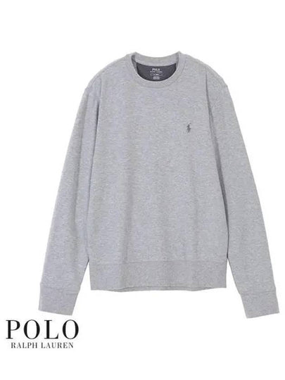 Embroidered Pony Logo Crew Neck Sweatshirt Andover Heather - POLO RALPH LAUREN - BALAAN 2