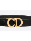 C'est 20MM Leather Belt Black - DIOR - BALAAN 5