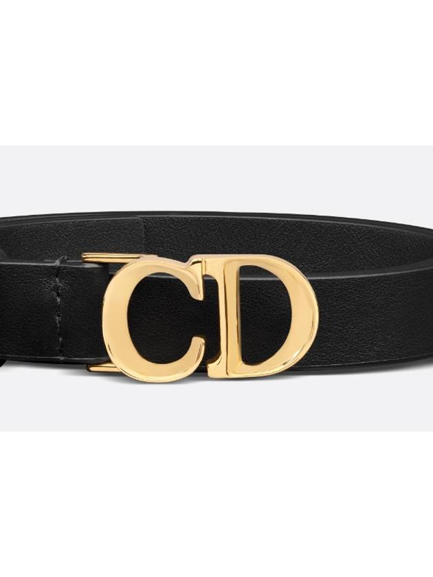 C'est 20MM Leather Belt Black - DIOR - BALAAN 5