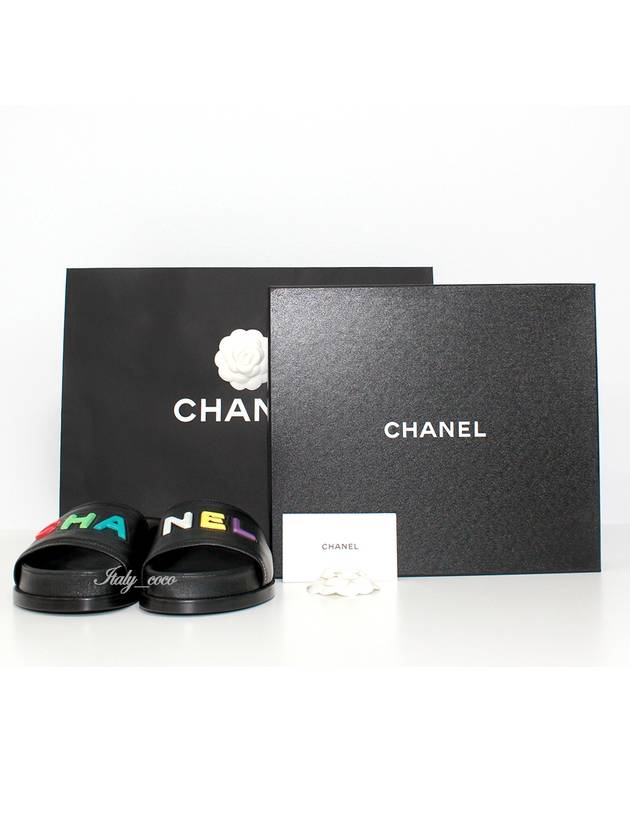 Mule Lambskin Black Multicolor - CHANEL - BALAAN 2