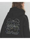 HATE RAIN embroidered hoodie black - CPGN STUDIO - BALAAN 3