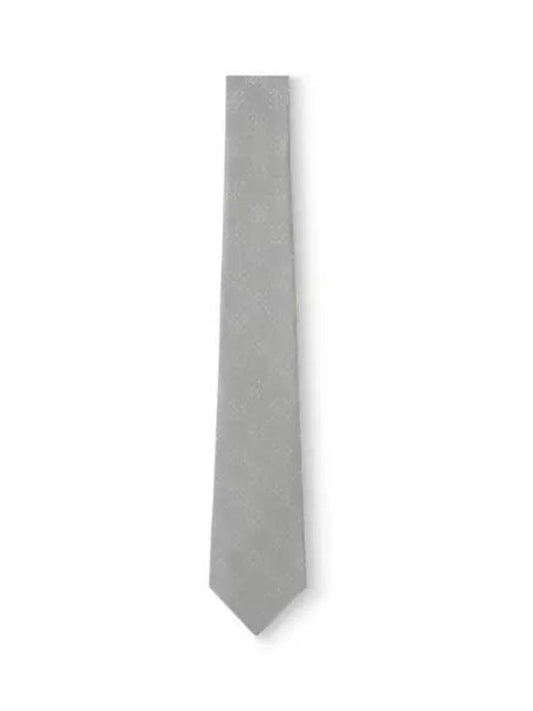 Men's Monogram Damier Tie Grey - LOUIS VUITTON - BALAAN 2