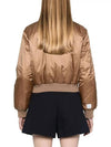 Greenbi Reversible Padded Bomber Jacket Camel - MAX MARA - BALAAN 5