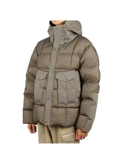 Tempest Combo Down Jacket Padded Khaki - TEN C - BALAAN 2