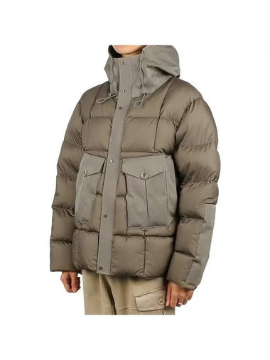 Tempest Combo Down Jacket Padded Khaki - TEN C - BALAAN 1