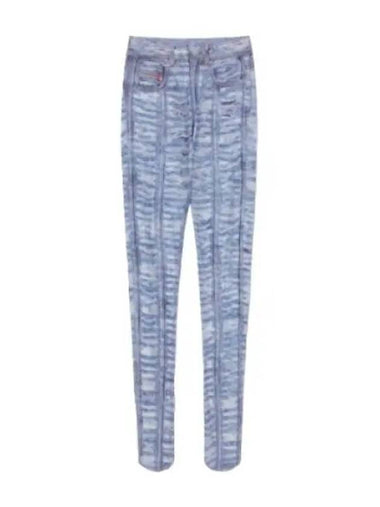 Cole Leggings Pants Light Blue - DIESEL - BALAAN 1