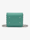 Embroidery Logo Chain Cald Wallet Green - MAISON MARGIELA - BALAAN 1