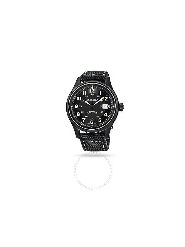 Khaki Field Titanium Watch Black - HAMILTON - BALAAN 2