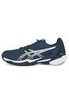 Solution Speed ​​FF 3 Low Top Sneakers Pure Silver French Blue - ASICS - BALAAN 2