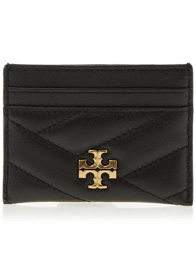 Kira Chevron Logo Card Wallet Black - TORY BURCH - BALAAN 2