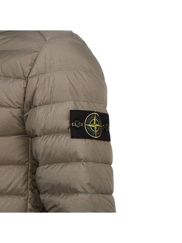 Loom Woven Chambers R Nylon Down TC Light Hoodie Down Jacket Dove Grey - STONE ISLAND - BALAAN 9