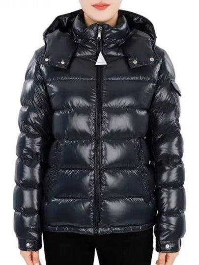 Kids New Maya Hooded Down Padding Night Blue - MONCLER - BALAAN 2