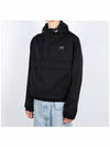 Alexandre Mattiussi Windbreaker Hoodie Black - AMI - BALAAN 3