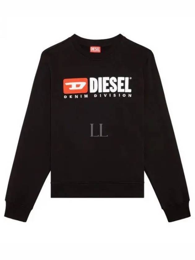 Logo Print Sweatshirt Black - DIESEL - BALAAN 2