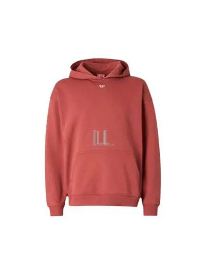 D Logo Patch Hoodie Red - DIESEL - BALAAN 2