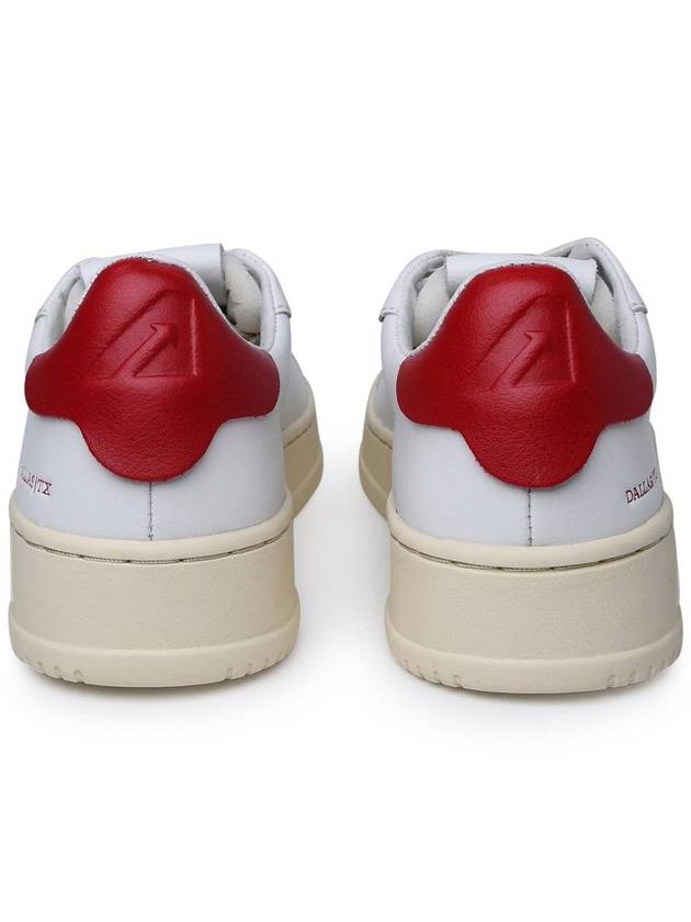 Dallas Low Top Sneakers White Red - AUTRY - BALAAN 5