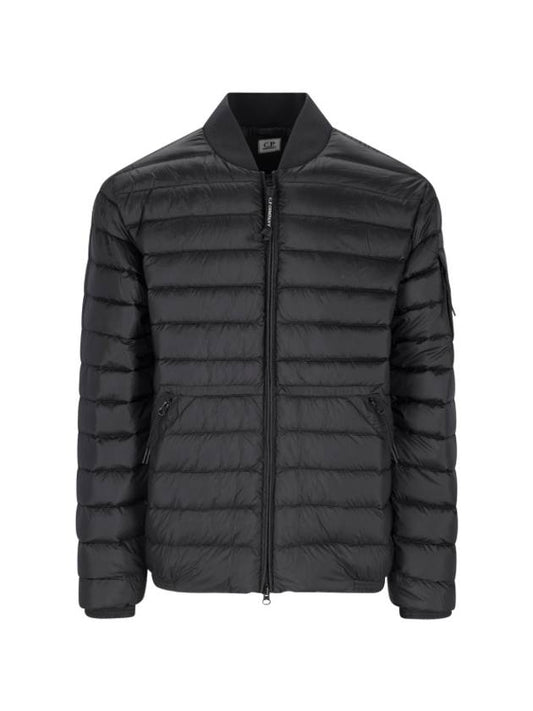 DD Shell Down Bomber Jacket Black - CP COMPANY - BALAAN 1