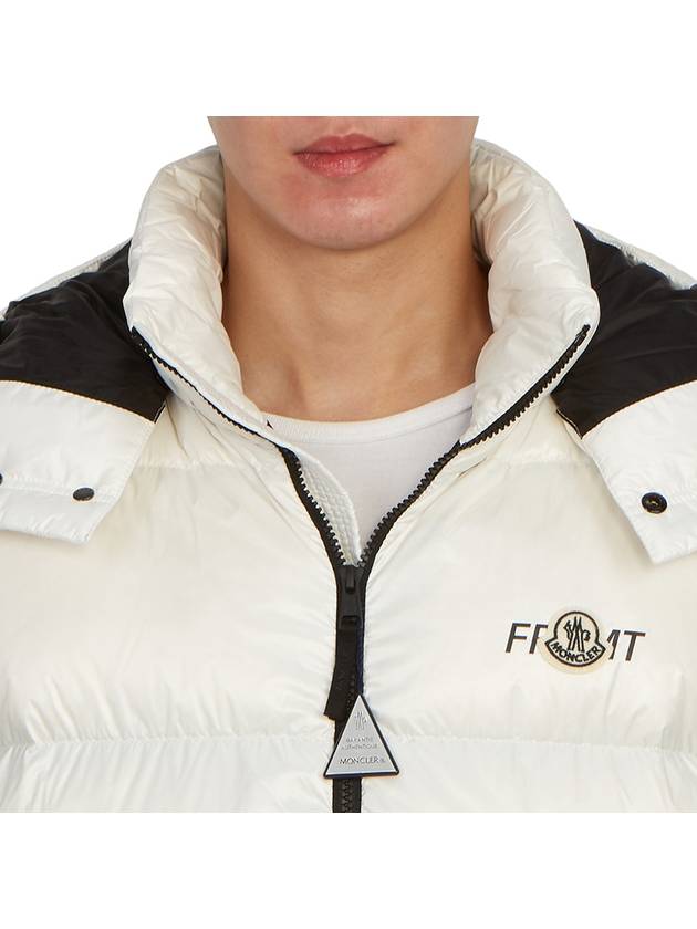 Marsh Hooded Padded Down Vest White - MONCLER - BALAAN 10