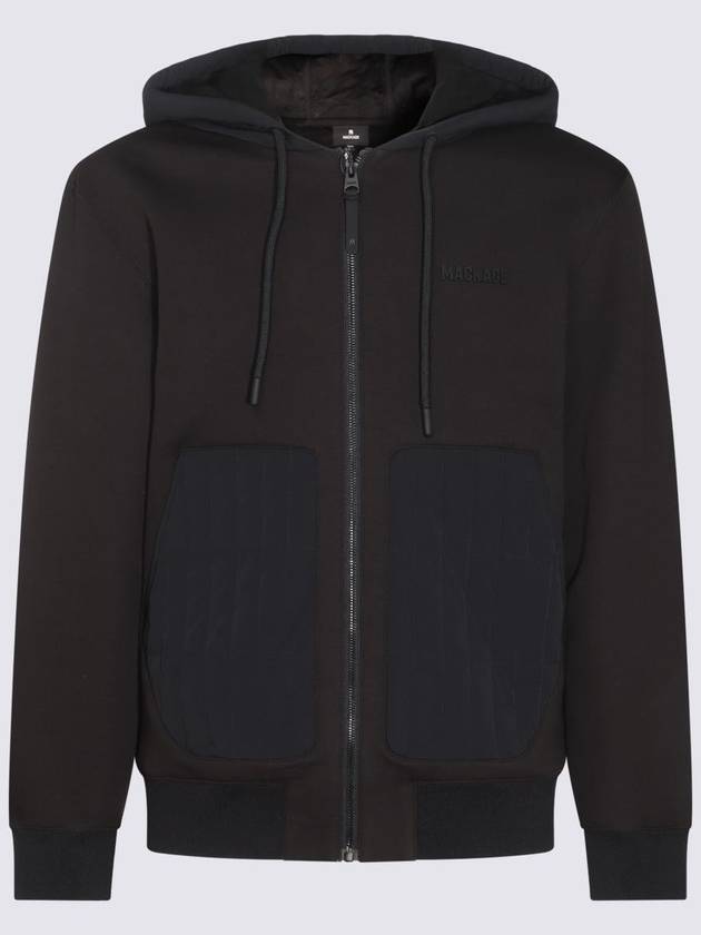 Mackage Black Nylon Sweatshirt - MACKAGE - BALAAN 1