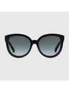 low nose bridge fit cat eye frame sunglasses black acetate 733364J07401012 - GUCCI - BALAAN 1