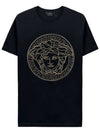 Men's Medusa Logo Short Sleeve T-Shirt Black - VERSACE - BALAAN 2