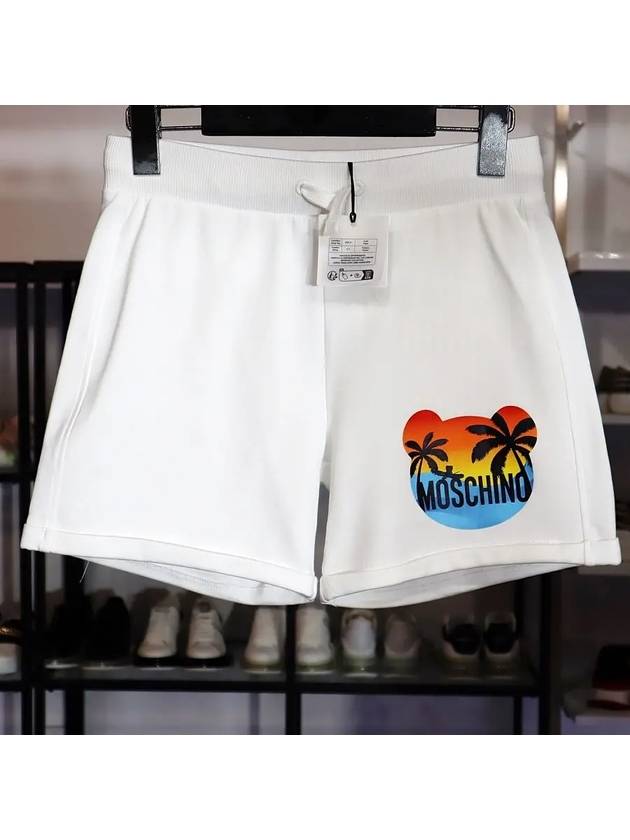 HDQ01HLDA1310101 Logo Shorts Pants Beach Kids - MOSCHINO - BALAAN 2