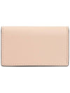 Logo Color Block Saffiano Card Wallet Pink - MARNI - BALAAN 3