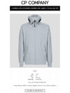 Diagonal Goggles Hood Zip Up Gray - CP COMPANY - BALAAN.