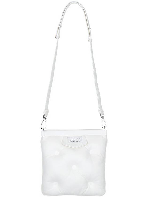 Glam Slam Flat Cross Bag White - MAISON MARGIELA - 4