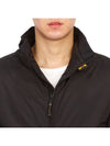 Laid Logo Patch Zip-Up Jacket Black - PARAJUMPERS - BALAAN 9