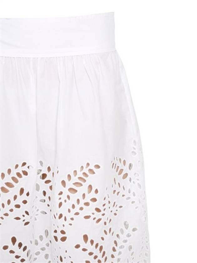 Isabel Marant Etoile embroidered cotton skirt - ISABEL MARANT - BALAAN 3