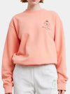 Crown Crew Neck Sweatshirt Grapefruit - SPORTY & RICH - BALAAN 2