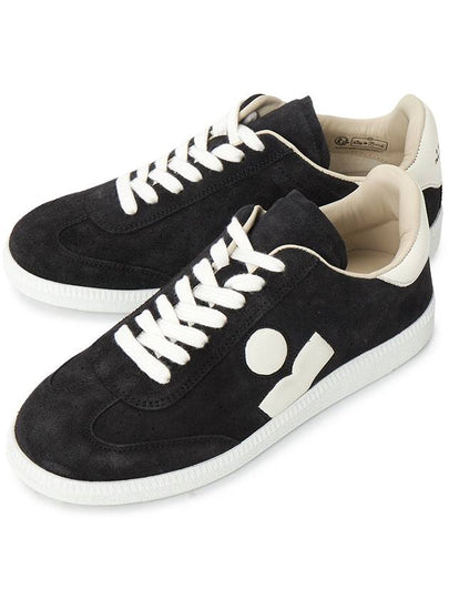 Bryce Suede Low Top Sneakers Black - ISABEL MARANT - BALAAN 2