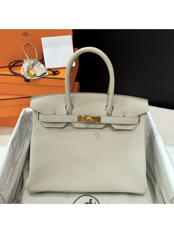 Birkin Bag Birkin Bag Togo Skin Beton Color 30 - HERMES - BALAAN 1