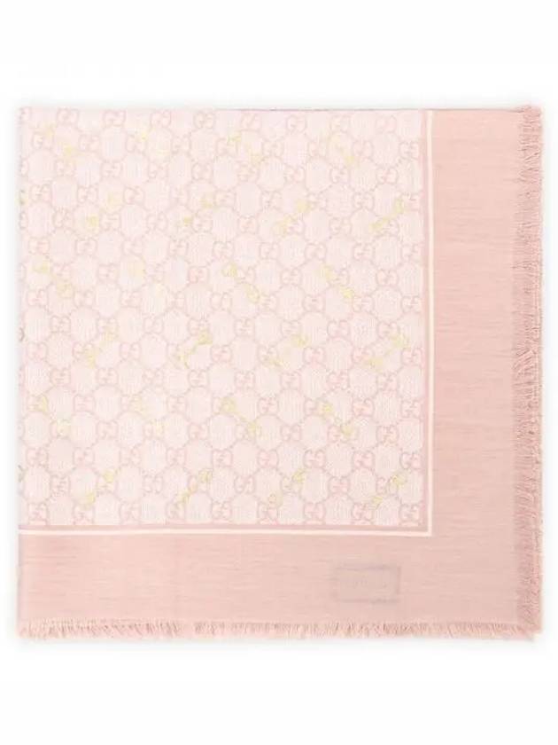 Horsebit Print Silk Scarf Pink - GUCCI - BALAAN 2