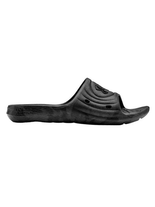 Locker Camo Slippers Black - UNDER ARMOUR - BALAAN 1