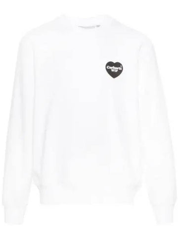 WIP I033246 00A Heart Bandana Logo Sweatshirt 270379 1037221 - CARHARTT - BALAAN 1