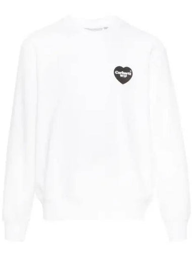 WIP I033246 00A Heart Bandana Logo Sweatshirt 1037221 - CARHARTT - BALAAN 1