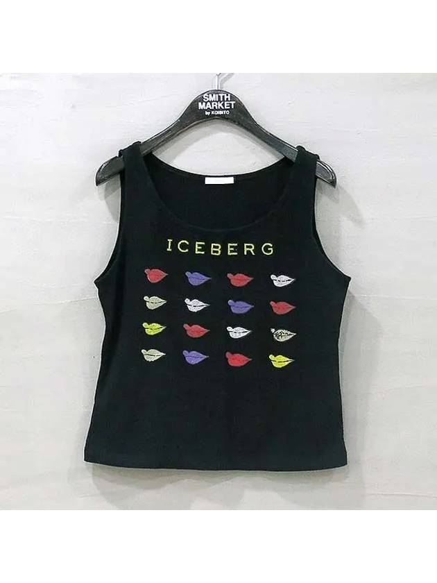 Smith Market Black Tank Top Women s Clothing - ICEBERG - BALAAN 1