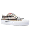 Vintage Check Cotton Sneakers Archive Beige - BURBERRY - BALAAN 3