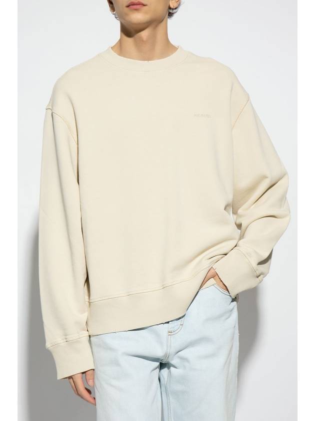 Fade Out Sweatshirt Ivory - AMI - BALAAN 3