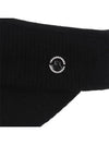 Women s Cashmere Knit Visor 8704LXAS BLACK - BLACK&WHITE - BALAAN 4