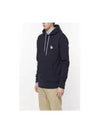 Chillax Fox Patch Classic Hoodie Navy - MAISON KITSUNE - BALAAN 8