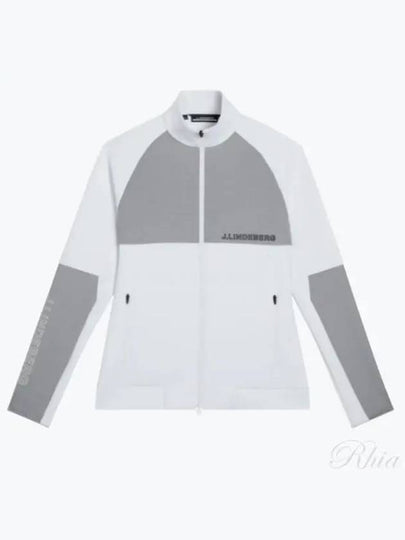 Lazarus Mid Layer Zip-Up Jacket Grey White - J.LINDEBERG - BALAAN 2