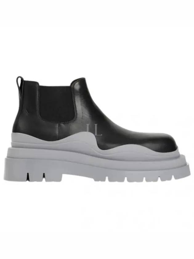 Tire Ankle Chelsea Boots Black Grey - BOTTEGA VENETA - BALAAN 2