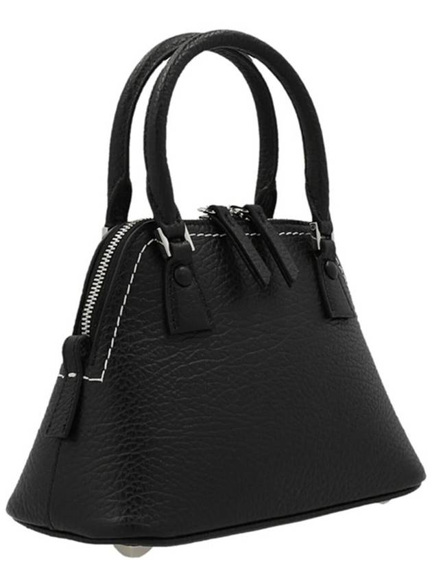 5AC Classique Micro Tote Bag Black - MAISON MARGIELA - BALAAN 4