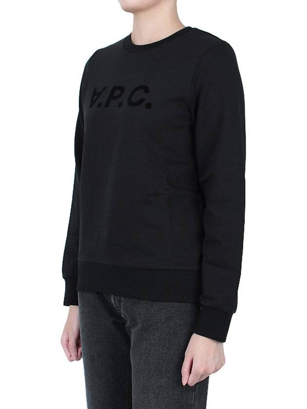 VPC Logo Sweatshirt Black - A.P.C. - BALAAN 4